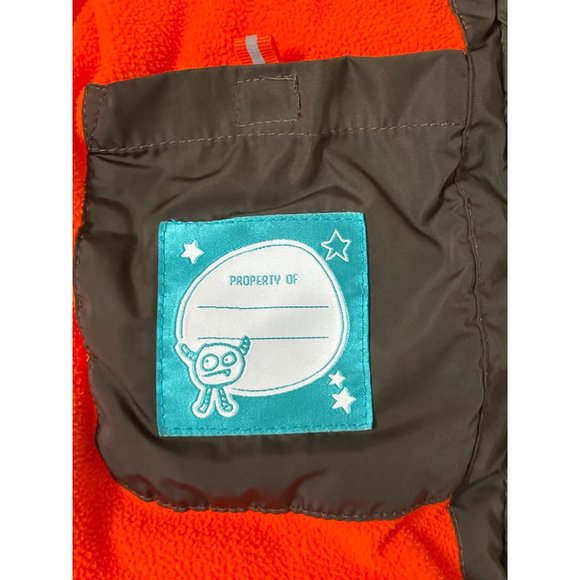 Members Mark Size 4T Toddler Cozy Boys Puffer Snow Jacket Army Green Orange Ski - Picture 11 of 13
